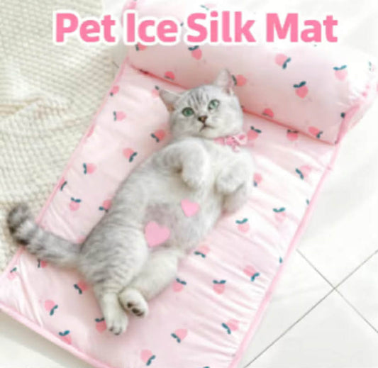 Summer Dog Cooling Mat Pet Ice Pads Cat Breathable Blanket
