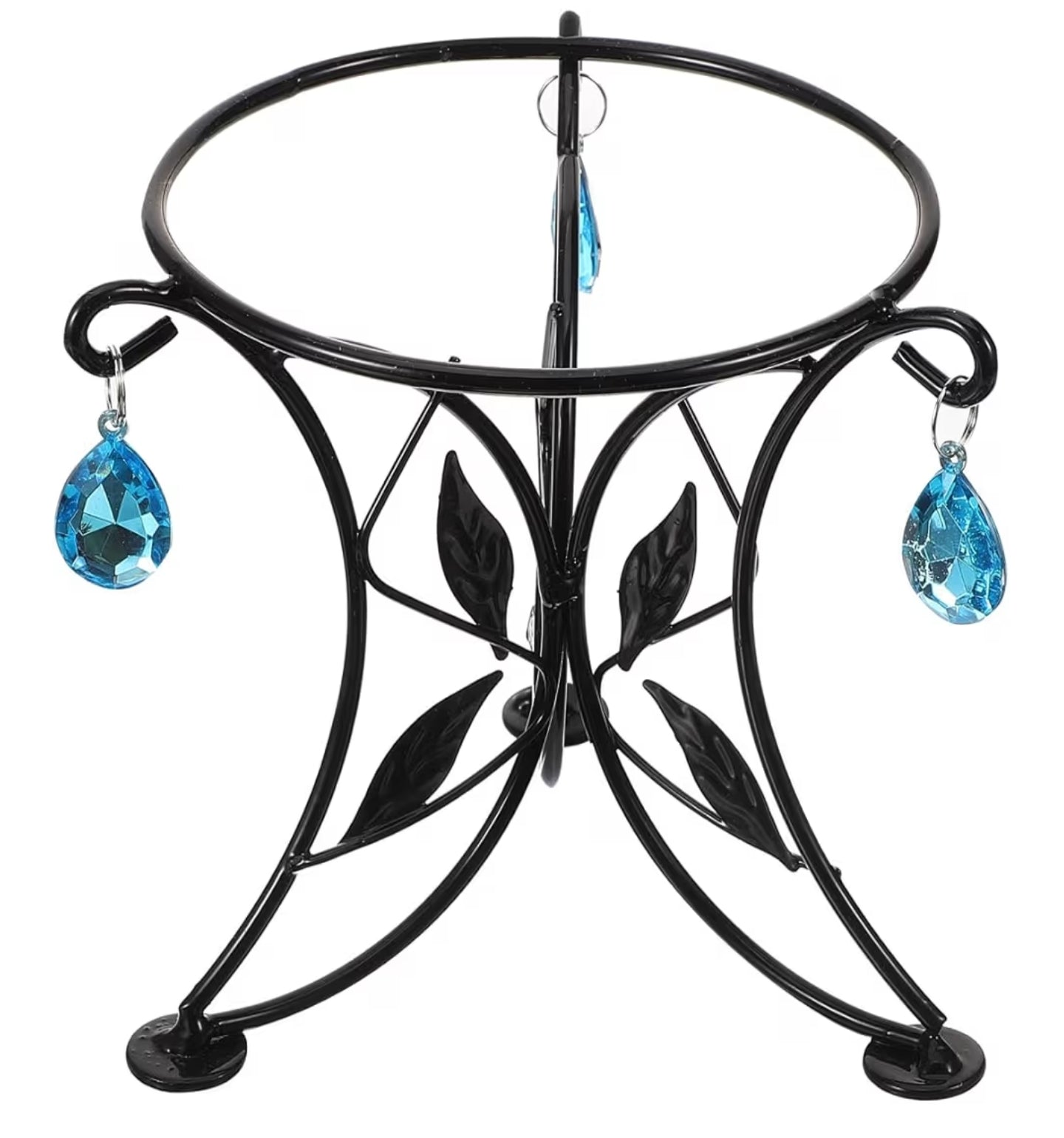 Metal Gazing Ball Stand Sphere Holder Crystal Ball Display Base Stable Iron Support for Garden Home Office Decor Plant Pot Rack