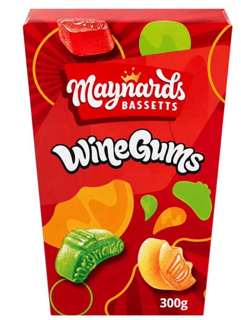 Maynards Bassetts Sweets, Fruity Flavours, 350 g