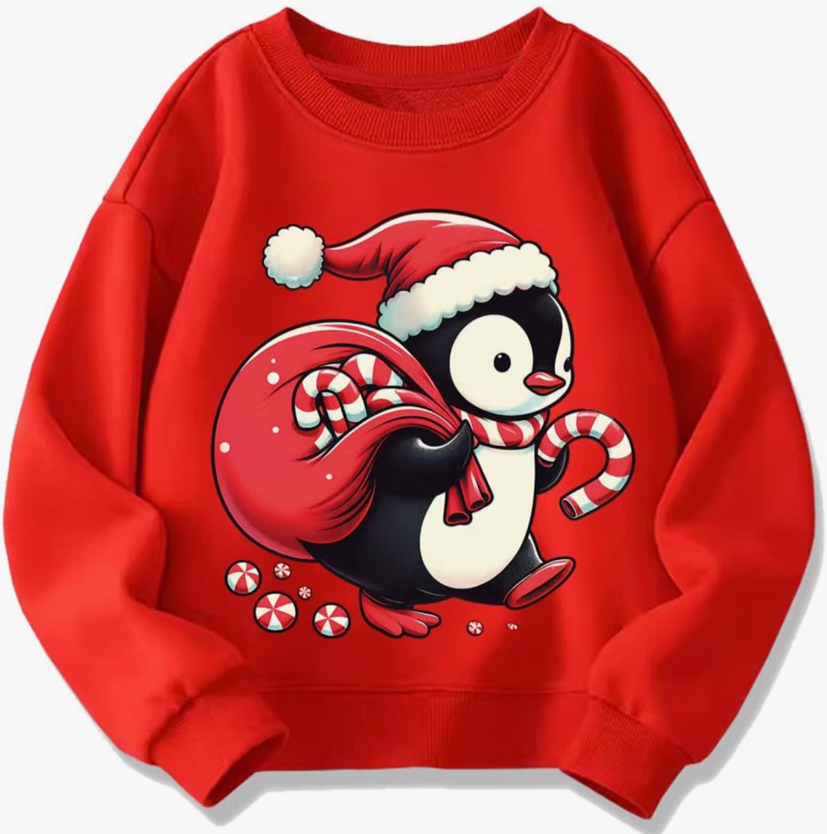 Kids Christmas Jumper Kids Sweatshirt 
Top Long Sleeve Round Neck Cotton Casual Comfortable