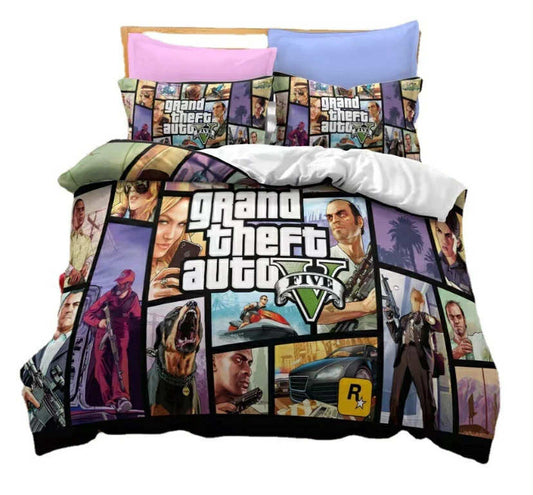 Boys Grand Theft Auto GTA5 Kids bedding set 
Single only