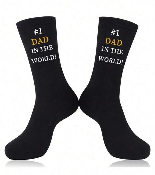3 Pair "I Love Daddy's Socks" - Cute Gift For Dad, Funny Anniversary Present, Creative Valentine's Day/Birthday Gift, Unisex Novelty Socks, Ideal For Autumn