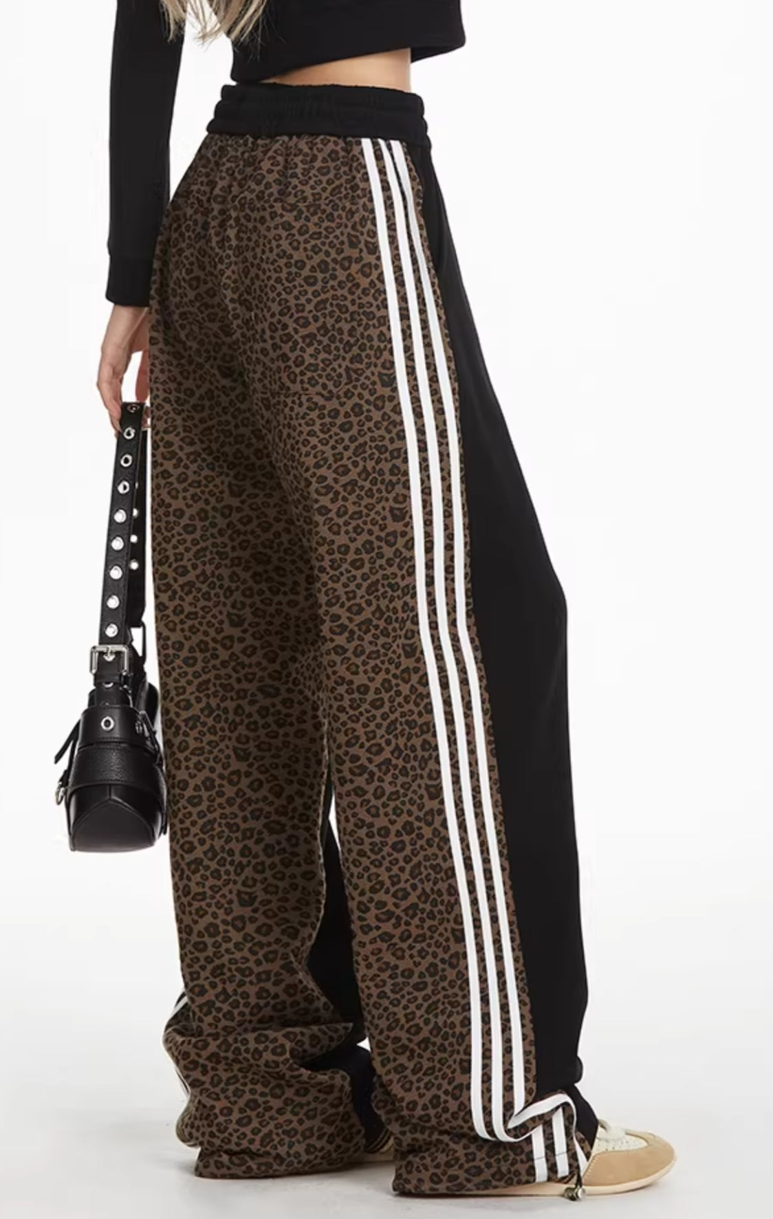 Tiger print trackies