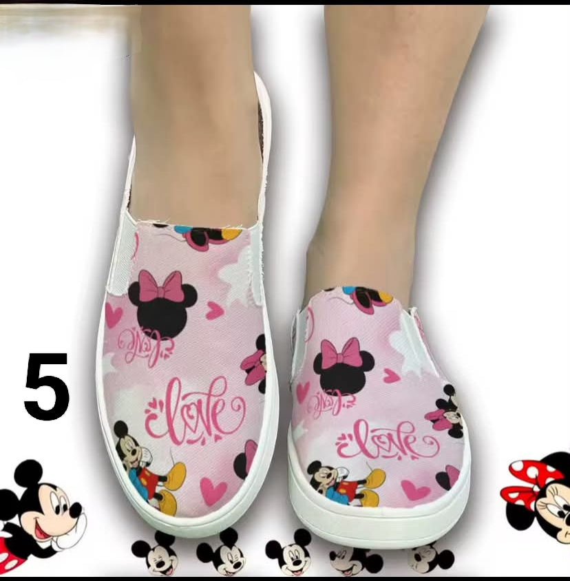Disney Print Casual Flats