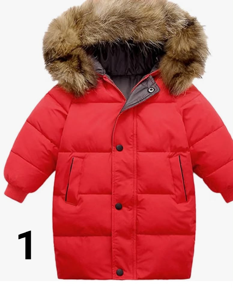 Boys Girls Winter Coat Kids Puffer Jacket