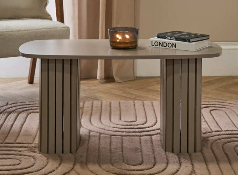 Madison Ribbed Coffee Table