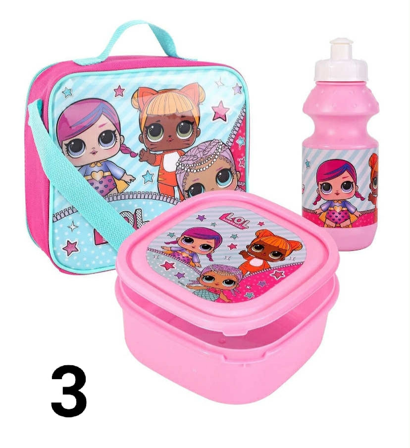 Childrens Insulated Lunch Pack Box Bag Kids Boys Girls School Food Picnic Box