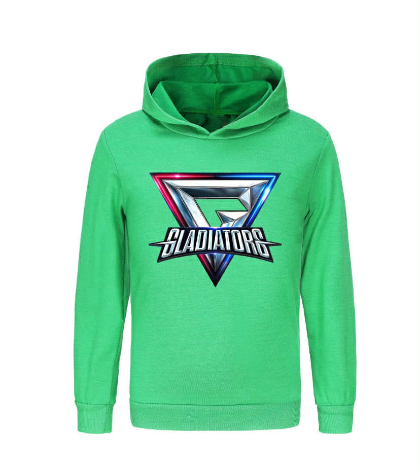 Kids GLADIATORS Print Hoodie Pullover Jumper Long Sleeve Sweatshirt Hoody Top