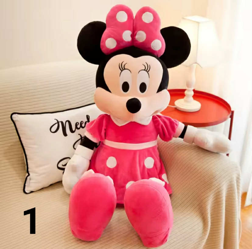 Micky and minine teddy's 100cm