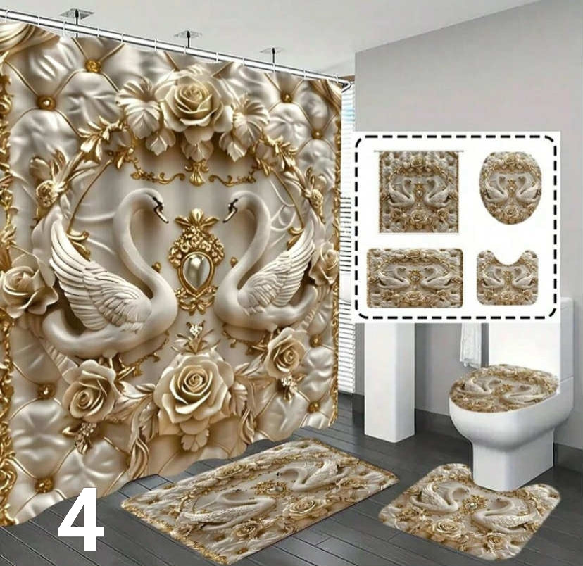 Bathroom set 4 pcs