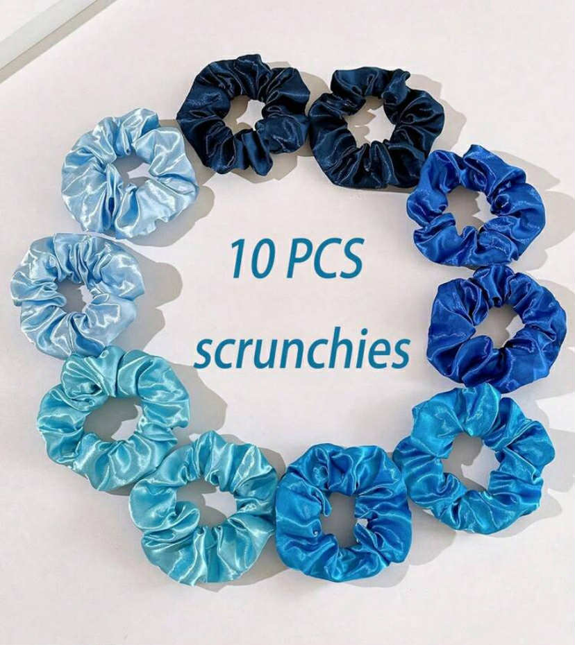 Set of 10 Blue bobbles