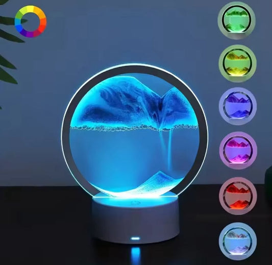 3D Dynamic Hourglass Night Light