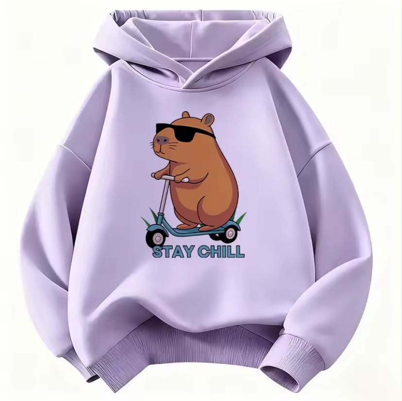 Funny Stylish Capybara Fashion Design Sweatshirt