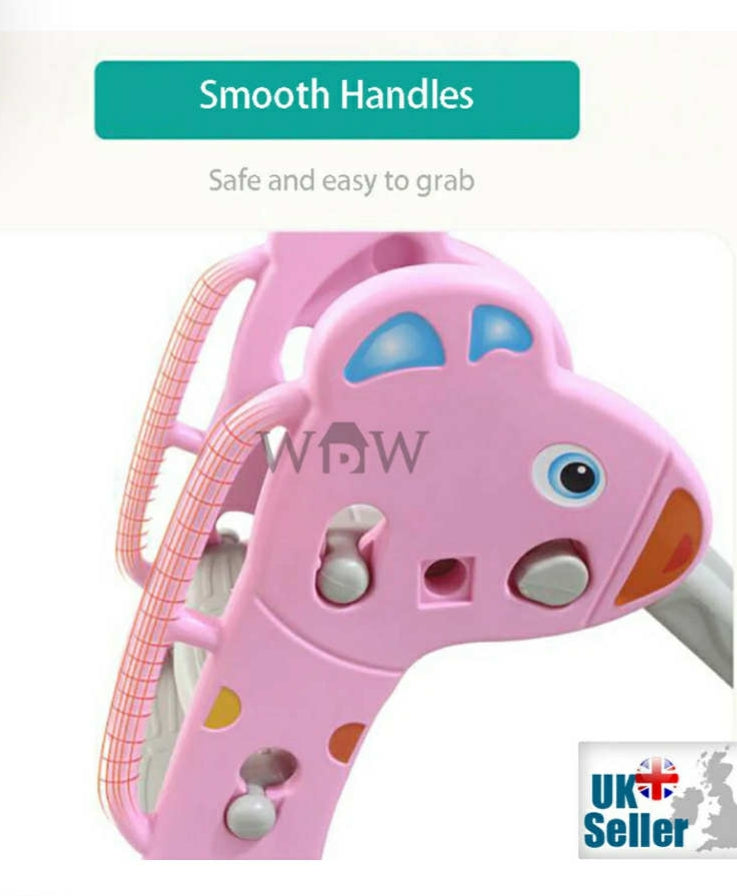 Deer Slide WDW® First Babys Childrens Kids Blue/Pink Indoor Outdoor Garden Toy