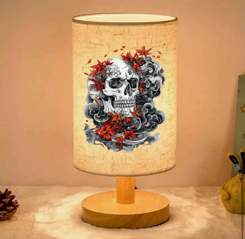 Bedside Lamp - Skull Table Lamp