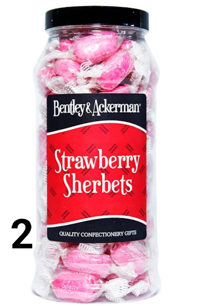 (450g) Original Retro Boiled Sweets Gift Jar By Bentley & Ackerman's Sweet Shop.
