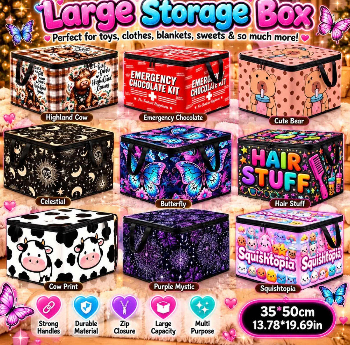 Large Storage Boxes – Stylish, Spacious & Practical!