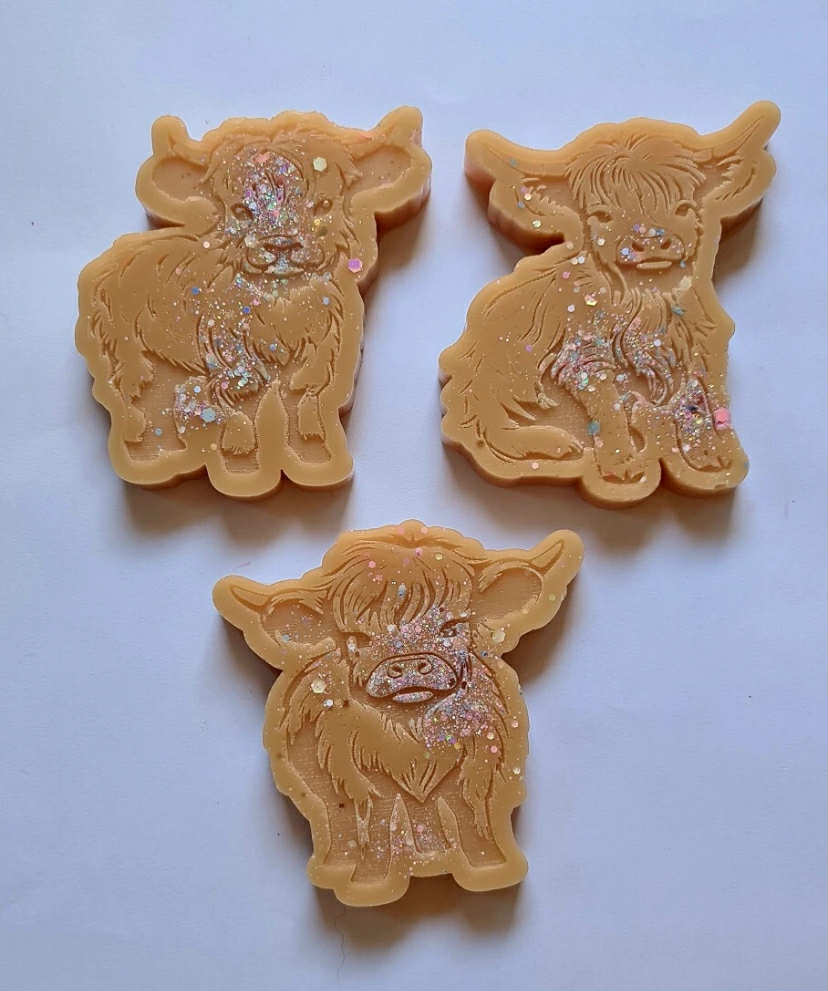 Highland Coo Cow Scotland Scottish Alba - Wax Melts (3 per Pack)
