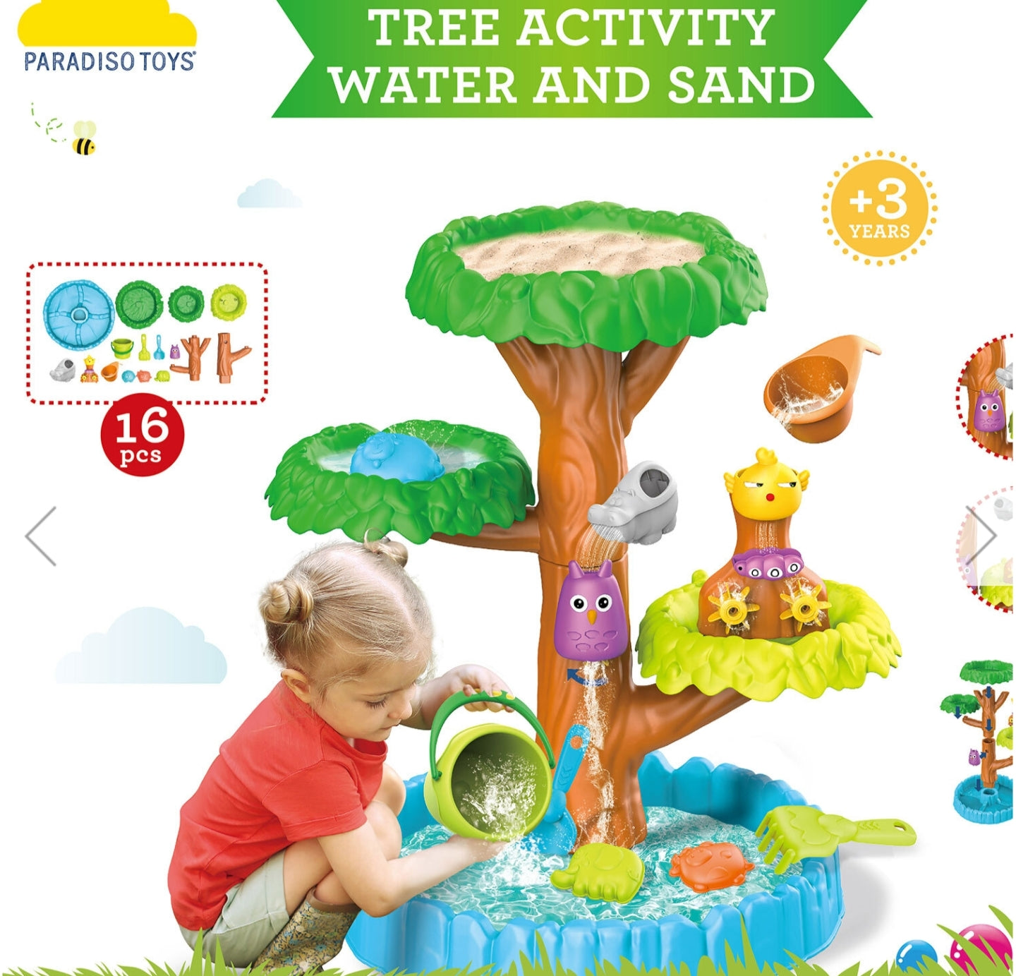 Tree Activity with Sand and Water - Multicolour