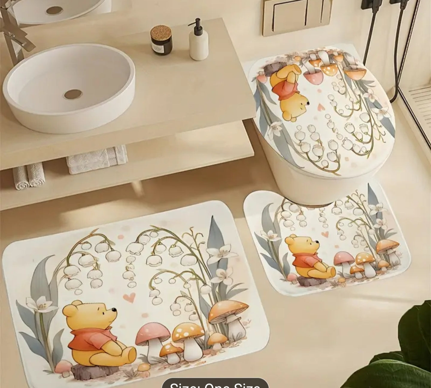 Winnie the pooh bathroom set
