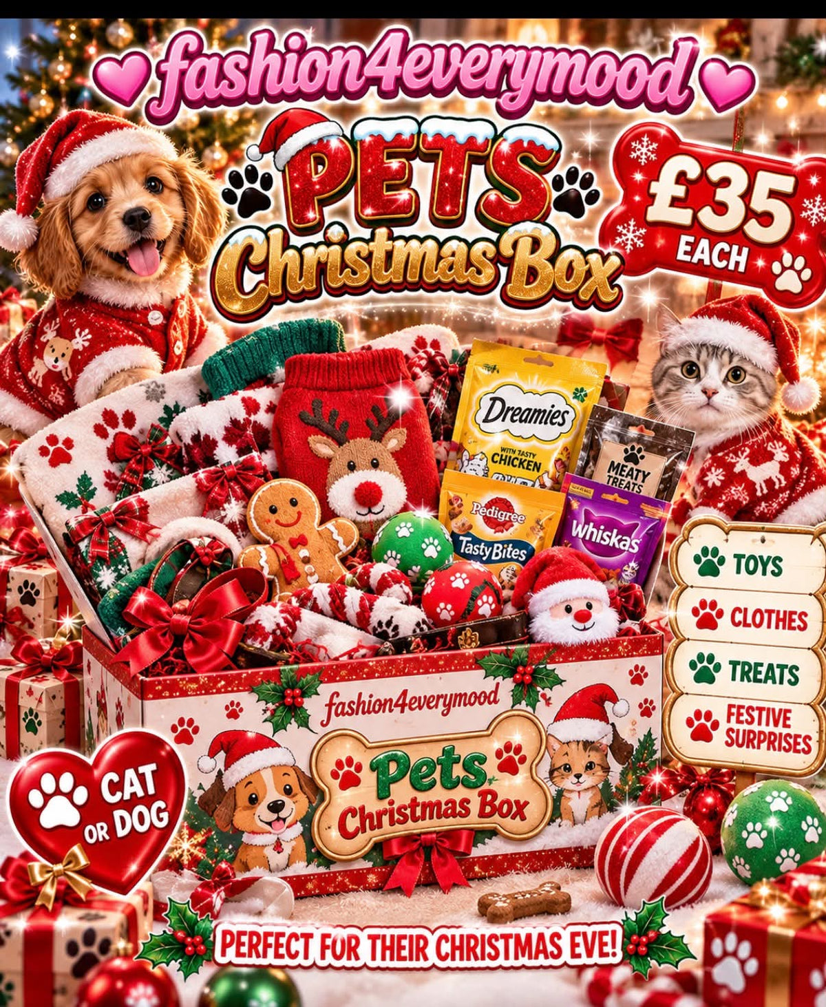 🐾🎄 NEW! PETS CHRISTMAS MYSTERY BOX! 🎄🐾