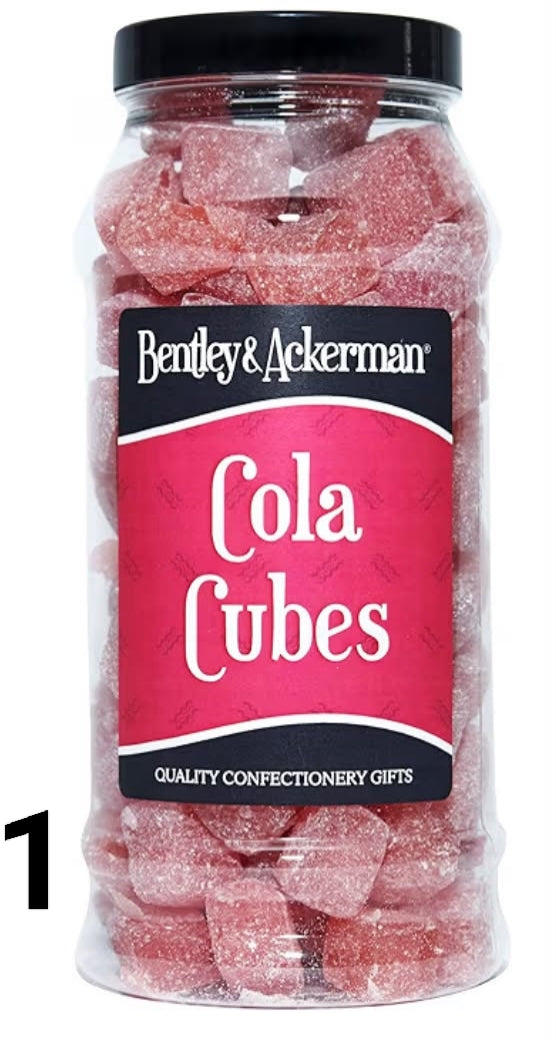 (450g) Original Retro Boiled Sweets Gift Jar By Bentley & Ackerman's Sweet Shop.