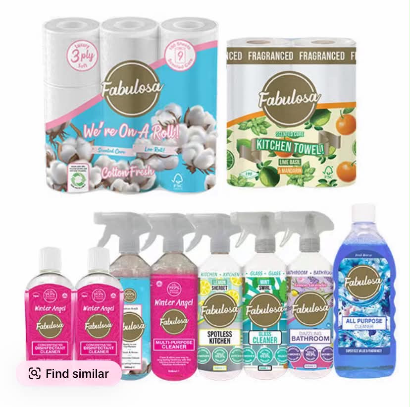 Fabulosa Ultimate Fragranced General Household Cleaning Scented Mega Bundle