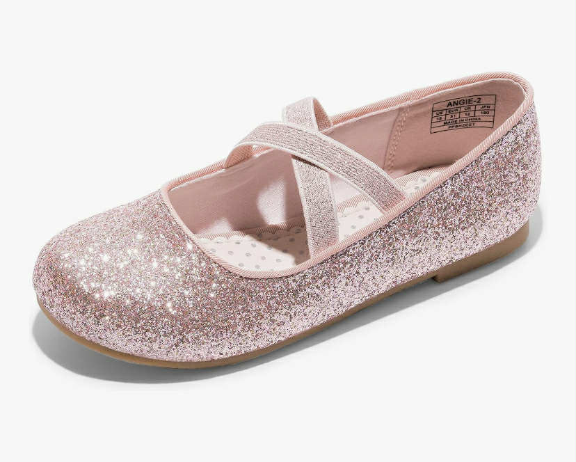 Girls sparkly shoes