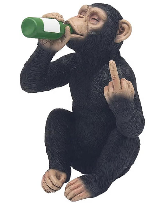 The Leonardo Collection Cheeky Monkey Drinking Figurine
