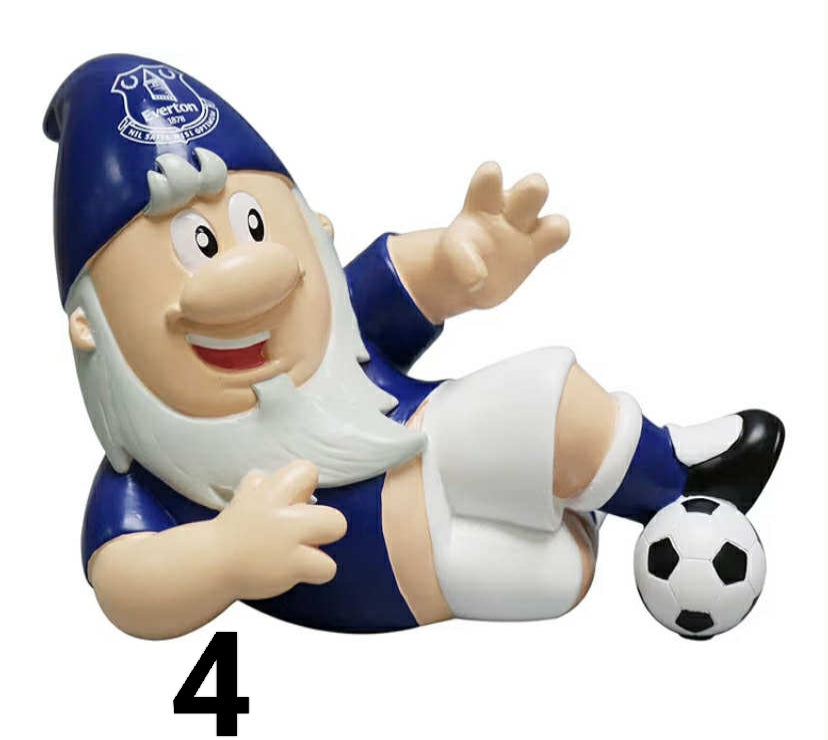 Everton FC Sliding Tackle Football Garden Gnome