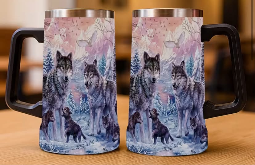 One 24-Ounce Mug - Great for Coffee And Tea.