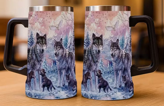 One 24-Ounce Mug - Great for Coffee And Tea.