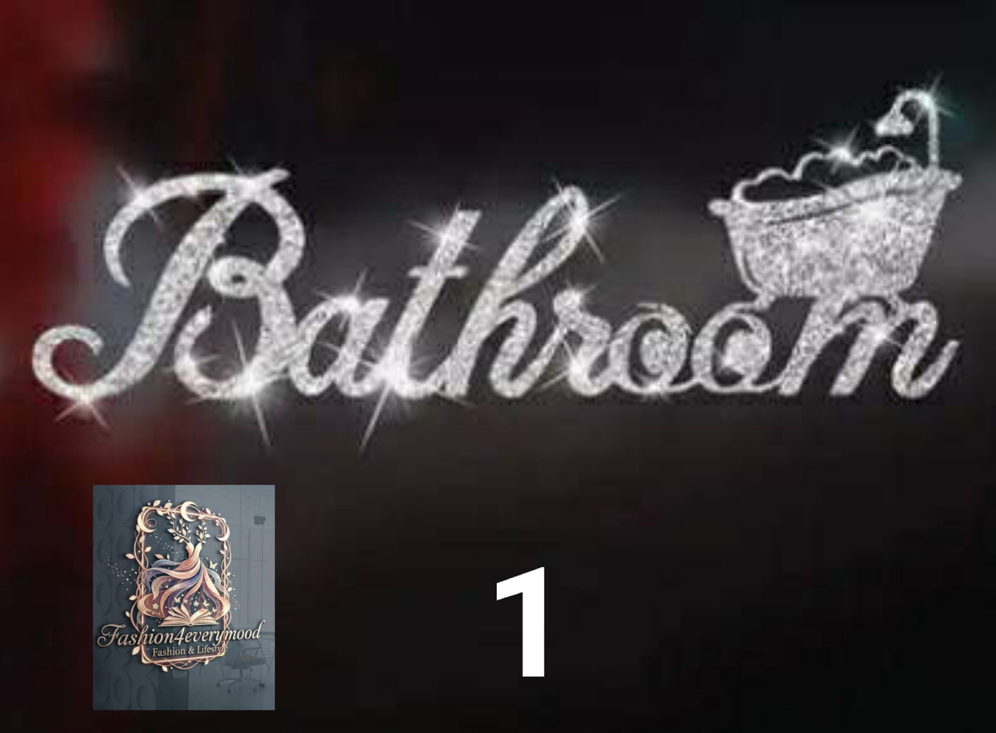 Bathroom bling