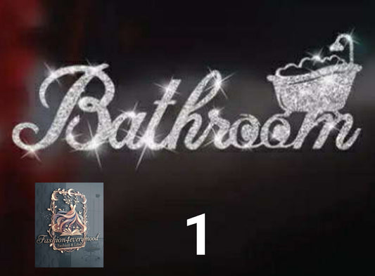 Bathroom bling