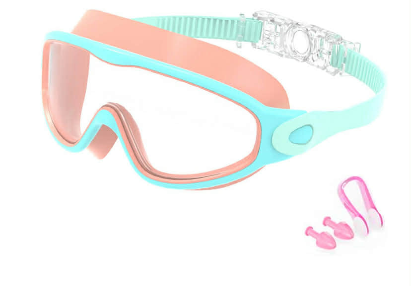 Kids Swimming Goggles, Suitable For Children Aged 3-15, Leak-Proof Function, Anti-Fog Design, Applicable For Swimming Pool And Water Park, Suitable For Boys, Girls, Teenagers And Toddlers