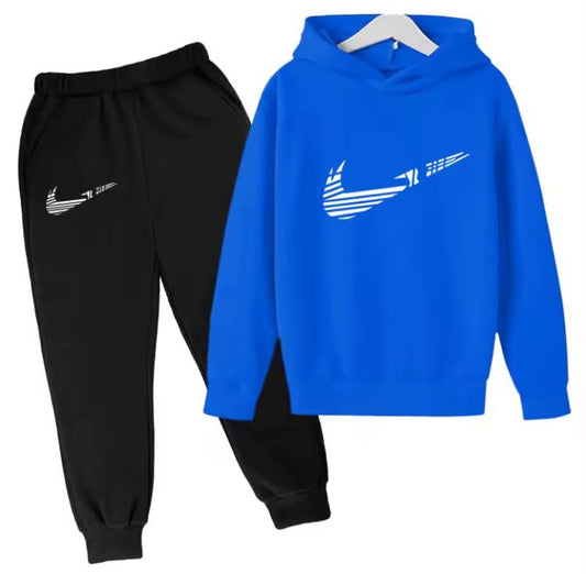 Children Hoodie Letters Sports Pullover