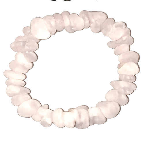 Real Crystal Chip Stretch Bracelet