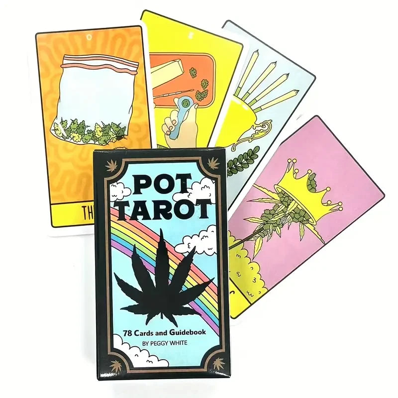 Pot Tarot – 78‑Card Deck with QR Code Guidebook