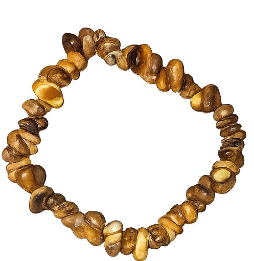 Real Crystal Chip Stretch Bracelet